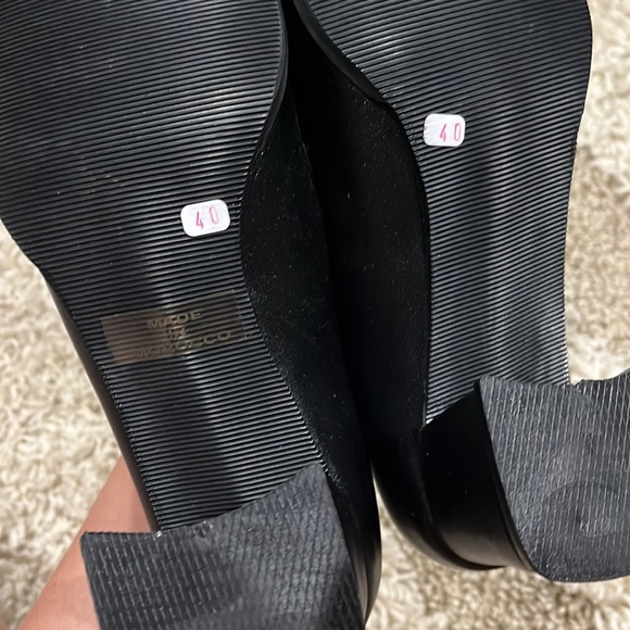 Leather new vintage heels - Picture 5 of 6